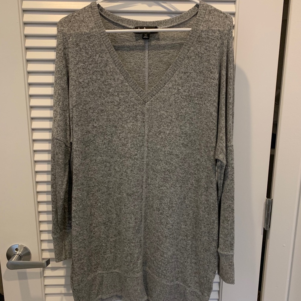 Lulu’s Grey Sweater Dress XS